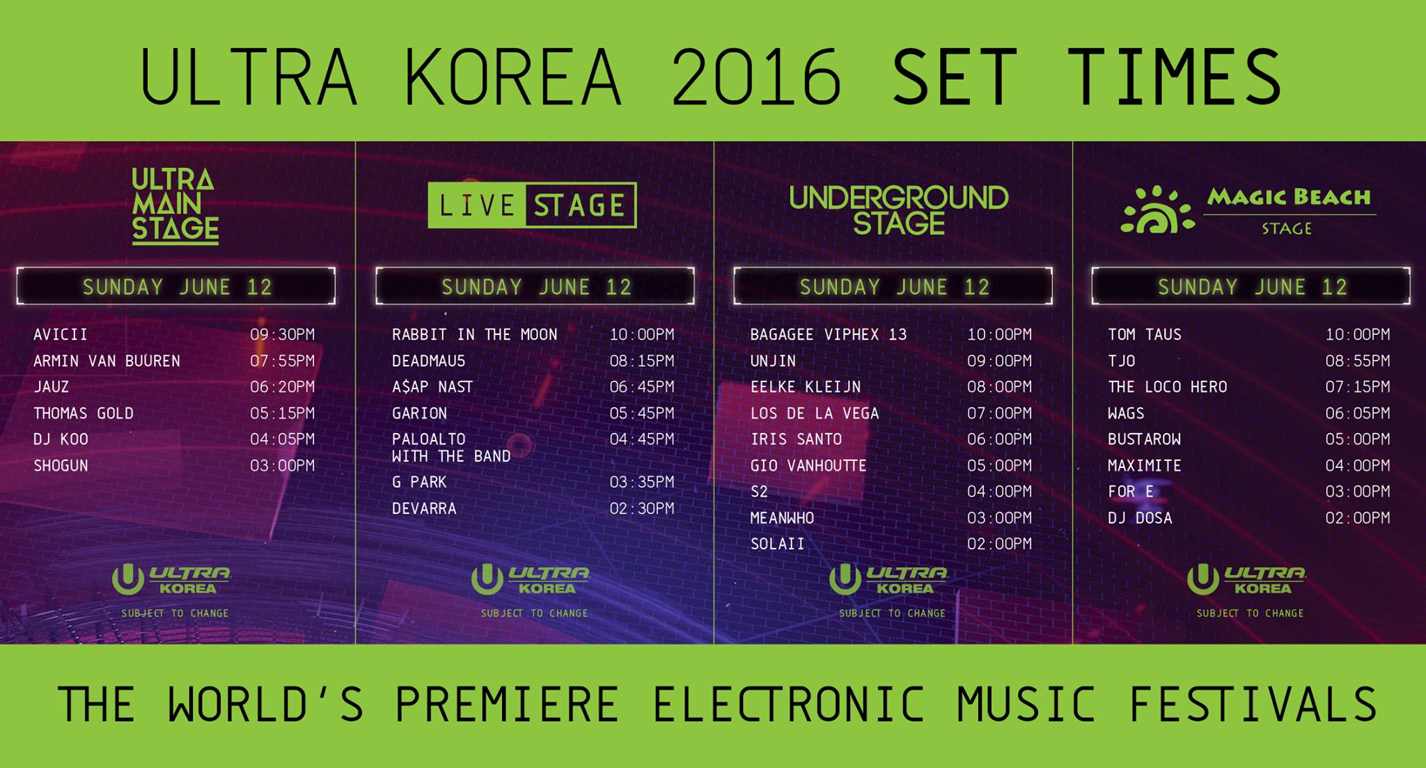 ULTRA KOREA 2016 Sunday