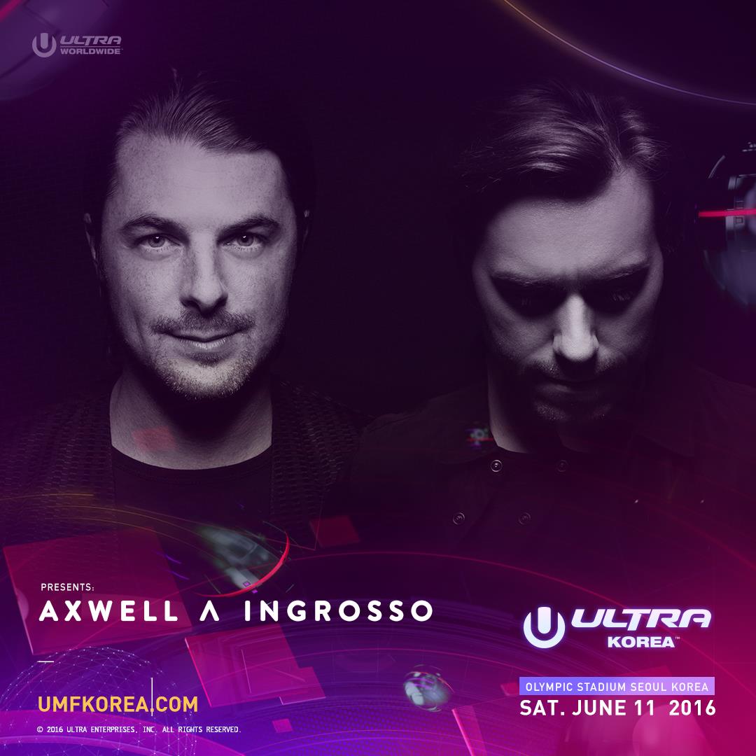 ULTRA KOREA 2016 axwell ingrosso