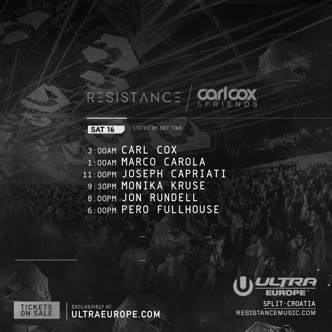 Ultra Europe 2016 Resistance sat