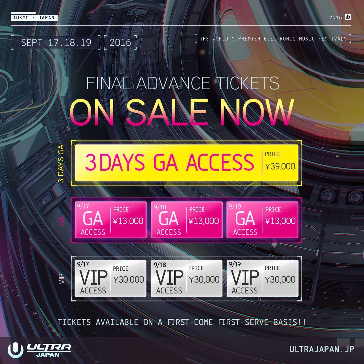 FINAL ADVANCE TICKET SALES STARTS NOW
